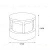 Уличный настенный светильник Arte Lamp Ulysses A8912AL-1BK A8912AL-1BK - 3