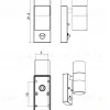 Архитектурный светильник Arte Lamp Mistero A3322AL-2BK A3322AL-2BK - 4