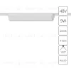 Трековый магнитный светильник Arte Lamp Rapid A6153PL-1WH A6153PL-1WH - 1