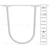 Трековый магнитный светильник Arte Lamp Rapid A6167PL-1WH A6167PL-1WH - 1
