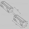 Коннектор питания угловой гибкий Maytoni Technical Magnetic track system Exility Accessories for tracks Exility TRA034CPC-42B-15-1 TRA034CPC-42B-15-1 - 5