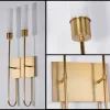 Бра DeLight Collection Wall lamp BRWL7035 antique brass BRWL7035 antique brass - 2
