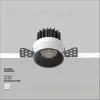 Встраиваемый светильник Maytoni Round DL058-7W4K-TRS-B DL058-7W4K-TRS-B - 8