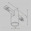 Трековый магнитный светильник Maytoni Alfa TR122-4-7W-DS-BS TR122-4-7W-DS-BS - 9
