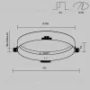 Рамка для встраиваемого светильника Maytoni Downlight DLA032-TRS45-W DLA032-TRS45-W - 10
