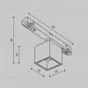Трековый магнитный светильник Maytoni Alfa S TR133-4-7W-DS-BS TR133-4-7W-DS-BS - 9