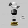 Встраиваемый светильник Maytoni Round DL058-12W4K-TRS-BS DL058-12W4K-TRS-BS - 11