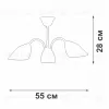 Люстра на штанге Vitaluce V3336-0/3PL V3336-0/3PL - 5