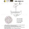 Подвесная люстра Omnilux Casanuova OML-52603-12 OML-52603-12 - 2