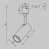 Трековый магнитный светильник Maytoni Focus Led TR163-1-5W3K-M-B TR163-1-5W3K-M-B - 10