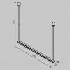 Трековый подвесной магнитный светильник Maytoni Points TR169-1-26W3K-M-B TR169-1-26W3K-M-B - 8