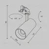Трековый трехфазный светильник Maytoni Focus Led TR197-3-20WCCT-M-B TR197-3-20WCCT-M-B - 10
