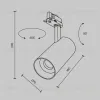 Трековый трехфазный светильник Maytoni Focus Led TR197-3-30WCCT-M-W TR197-3-30WCCT-M-W - 10
