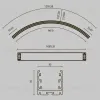 Радиусный профиль Maytoni Led strip ALM-3535R-B-D-90°-1.5M ALM-3535R-B-D-90°-1.5M - 11