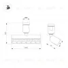 Трековый светильники Arlight ART-APRIORI-LASER-TURN-L165-8W Day4000 039393 039393 - 3