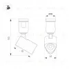 Трековый светильники Arlight ART-APRIORI-SPOT-TURN-R45-8W Warm3000 039287 039287 - 3