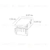 Коннектор токопроводящий Arte Lamp Strip-accessories A32-08-1CCT A32-08-1CCT - 6