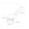 Коннектор для ввода питания Arte Lamp Strip-accessories A30-10-1CCT A30-10-1CCT - 4