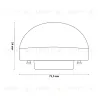 Лампа светодиодная Uniel LED-GX53-13W/3000K/GX53/FR/SPHERE PLZ02WH UL-00011790 LED-GX53-13W/3000K/GX53/FR/SPHERE PLZ02WH - 6