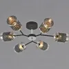 Люстра на штанге Reluce 01405-3.3-06B BK+CR 01405-3.3-06B BK+CR - 1