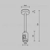 Крепление потолочное Short одинарное Maytoni Flarity TRA156C-SL1-BS TRA156C-SL1-BS - 5