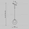 Трековый магнитный светильник Maytoni Bubble TR181PL-1-4WTW-B TR181PL-1-4WTW-B - 9