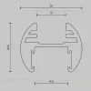 Шинопровод накладной/подвесной Maytoni Busbar trunkings Basity TRX172-R-111B TRX172-R-111B - 7
