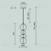 Подвесной светильник Maytoni Futuro MOD307PL-L36BS3K MOD307PL-L36BS3K - 6
