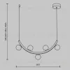 Подвесная люстра Maytoni Ambre MOD331PL-L12BS3K MOD331PL-L12BS3K - 6