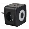 Разветвитель сетевой с выключателем Uniel S-GES2-16SBUC BLACK UL-00011246 S-GES2-16SBUC BLACK - 1