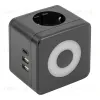 Разветвитель сетевой с выключателем Uniel S-GES2-16SBUC BLACK UL-00011246 S-GES2-16SBUC BLACK - 2