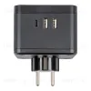 Разветвитель сетевой с выключателем Uniel S-GES2-16SBUC BLACK UL-00011246 S-GES2-16SBUC BLACK - 6