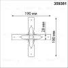 Соединитель гибкий X-образный Novotech Konst Glat 359381 359381 - 4