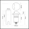 Грунтовый светильник Odeon Light Nature Wald 6662/1GL3 6662/1GL3 - 4