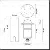 Грунтовый светильник Odeon Light Nature Wald 6662/2GL3 6662/2GL3 - 4