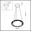 Подвесная люстра Odeon Light Hightech Cayon 7002/44L 7002/44L - 6