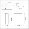 Настенный светильник Odeon Light Hightech Runo 7014/3WL 7014/3WL - 4
