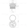 Блок розеток 51 (1 секция и 2 USB) Mebax 00-00000828 00-00000828 - 9