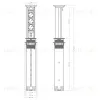 Блок розеток 105J (3 секции и 2 USB) Mebax 00-00000823 00-00000823 - 3