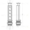 Блок розеток 105S Mebax 00-00001169 00-00001169 - 4