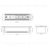 Блок розеток МХ-107 (3 секции, 2 USB и RJ-45) Mebax 00-00001185 00-00001185 - 9