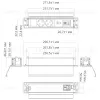 Блок розеток 41T (2 секции, USB + type C + RJ45 + HDMI) Mebax 00-00002593 00-00002593 - 3
