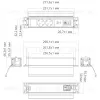 Блок розеток 41T (2 секции, USB + type C + RJ45 + HDMI) Mebax 00-00002594 00-00002594 - 4