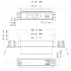 Блок розеток 41P (2 секции, USB + type C + RJ45 + HDMI) Mebax 00-00002595 00-00002595 - 5