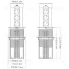 Блок розеток 17 (12 секций и USB type A+C) беспроводная зарядка Mebax 00-00002599 00-00002599 - 7