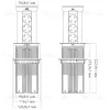 Блок розеток 17 (12 секций и USB type A+C) беспроводная зарядка Mebax 00-00002600 00-00002600 - 6