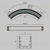 Радиусный профиль Maytoni Led strip ALM-3535R-B-D-90°-0.8M ALM-3535R-B-D-90°-0.8M - 11