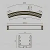 Радиусный профиль Maytoni Led strip ALM-3535R-B-D-45°-0.8M ALM-3535R-B-D-45°-0.8M - 11