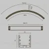 Радиусный профиль Maytoni Led strip ALM-3535R-B-IN-90°-1.5M ALM-3535R-B-IN-90°-1.5M - 10