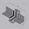 Коннектор угловой внутренний Maytoni Levity TRA184ICL-13B TRA184ICL-13B - 6